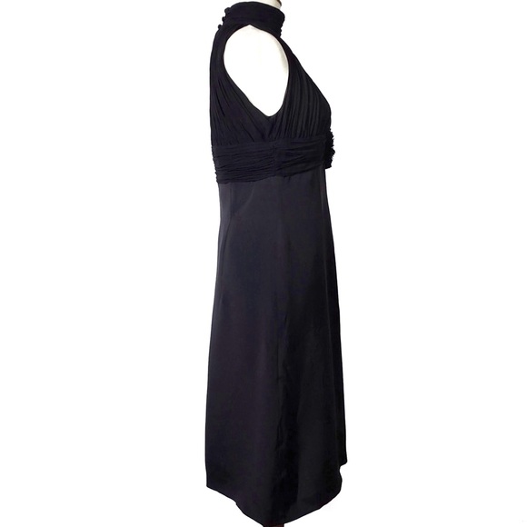 Escada Black Silk Sleeveless Dress Size 34 = Small - Picture 5 of 8
